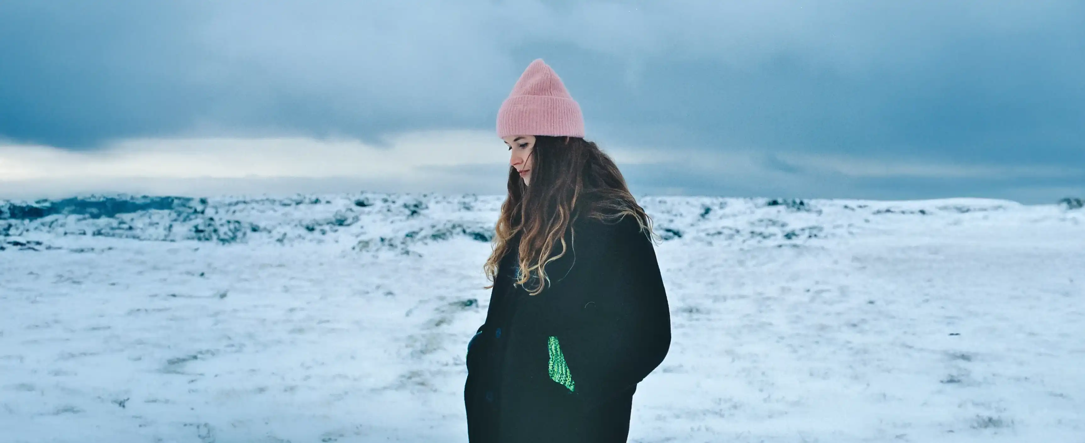 Herdís Stefánsdóttir in the studio